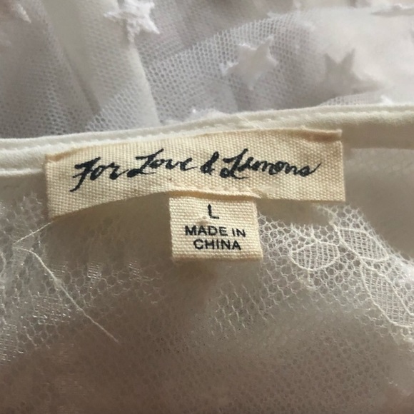 FOR LOVE AND LEMONS LARGE cosmic tiered dress - Picture 8 of 14